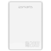 Ładowarka sieciowa 4smarts FlatPlug Duos 20W GaN USB-C + USB-A biały