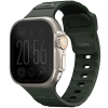 UNIQ pasek Stride Apple Watch Series1/2/3/4/5/6/7/8/9/SE/SE2/Ultra/Ultra 2 42/44/45/49mm FKM Rubber Strap ciemnozielony/moss green
