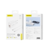FONENG ładowarka sieciowa EU56 GaN PD 20W 1xUSB-C + 1xUSB QC3.0 + kabel USB-C - Lightning Biały