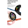 Smartwatch Damski GRAVITY GT12-7 Czarny Pasek Silikonowy + Srebrna Bransoleta