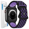 Beline pasek Apple Watch New SportSilicone 38/40/41mm czarno-fioletowy  black/purple box