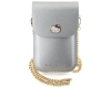 Hello Kitty Torebka HKOWBPGHDLMS srebrny/silver Leather Metal Logo Chain