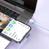 MCDODO KABEL KĄTOWY USB LIGHTNING PŁASKI 36W DO IPHONE 13 14 NIEBIESKI 1M