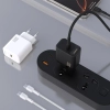 Ładowarka sieciowa Dudao A27PCEU PD 30W GaN USB-C z kablem USB-C - czarna