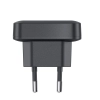 Ładowarka Acefast A100 65W GaN 2 USB-C+ USB-A ultra cienka - czarna