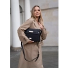 TOREBKA LISTONOSZKA DAMSKA CZARNA PETERSON ELEGANCKA LEKKA Z MAGNESEM I ZAMKIEM