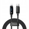 MCDODO ŁADOWARKA KABEL USB-C DO IPHONE LIGHTNING SZYBKIE ŁADOWANIE 1M LED