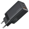 USAMS Ład. siec. 2xUSB-C+1xUSB 65W(only head) GaN PD3.0 +QC3.0 Fast Charging czarny/black Sandru Series CC180TC01 (US-CC180)