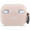Etui Karl Lagerfeld Silicone Chaupette   Head 3D do AirPods Pro 3 różowy