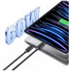 Kabel USAMS KY Series US-SJ691 60W USB-C do USB-C 1m biały