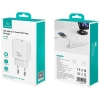 Ładowarka sieciowa USAMS CC317 T65 33W   1xUSB-C 1xUSB-A Fast Charging biały