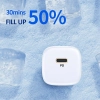 USAMS Ład. siec. 1xUSB-C T36 mini 20W+ kabel USB-C-Lightning biały/white PD3.0 Fast Charging XFKXLOGTL02 (US-CC124+US-SJ484)