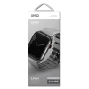 UNIQ pasek Linus Apple Watch Series1/2/3/4/5/6/7/8/9/SE/SE2/Ultra/Ultra 2 42/44/45/49mm. Airosoft Silicone szary/chalk grey