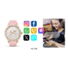 Smartwatch Damski VELTORI VT360-1 Różowy Pasek Silikonowy