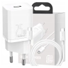 Ładowarka sieciowa Baseus Super Si Quick Charger 1C 25W z przewodem USB-C do USB-C 1m (biała)