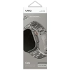 UNIQ pasek Osta Apple Watch 42/44/45/    49mm Series 1/2/3/4/5/6/7/8/9/10/SE/SE2/Ultra/Ultra 2 Stainless Steel srebrny/titanium silver