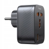 MCDODO PRZEJŚCIÓWKA ŁADOWARKA ADAPTER PODRÓŻNY WTYCZKA EU 3 X USB-C USB-A