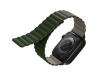 UNIQ pasek Revix Apple Watch Series1/2/3/4/5/6/7/8/9/SE/SE2/Ultra/Ultra 2 42/44/45/49mm. Reversible Magnetic zielony-ciemnoszary/green-taupe