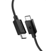 Kabel Spigen EB6020CC 60W + kabel USB-C / USB-C 200 cm - czarny