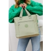 Nylonowy, pojemny shopper damski - Peterson