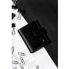 Eleganckie skórzane etui męskie na karty Rovicky RFID praktyczne portfel