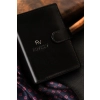 Skórzany portfel męski wyposażony w system RFID - Rovicky