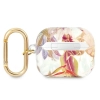 Guess GUA3HHFLU AirPods 3 cover fioletowy/purple Flower Strap Collection