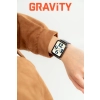 Smartwatch Gravity Biało z 2 Paskami do codziennego noszenia