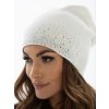Czapka PTN HAT-01-7460 elegancka biała do noszenia zapach