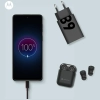 Ładowarka sieciowa Motorola TurboPower   68W USB-C z kablem USB-C do USB-C 1m czarny
