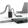 Ładowarka sieciowa USAMS JC Series CC266 65W GaN Fast Charger 2xUSB-C 1xUSB-A biały