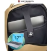 Plecak podróżny z miejscem na laptopa pojemny ergonomiczny Peterson