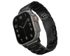 UNIQ pasek Osta Apple Watch 42/44/45/    49mm Series 1/2/3/4/5/6/7/8/9/10/SE/SE2/Ultra/Ultra 2 Stainless Steel czarny/midnight black
