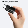 USAMS Ład. siec. 1xUSB-C T36 mini 20W+ kabel USB-C-Lightning biały/white PD3.0 Fast Charging XFKXLOGTL02 (US-CC124+US-SJ484)