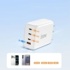 TECH-PROTECT NC200W-GAN 4-PORT NETWORK CHARGER PD 200W / QC3.0 WHITE