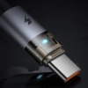 MCDODO KABEL USB-A USB-C SZYBKIE ŁADOWANIE USB TYP C 6A 100W 1M LED CZARNY