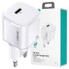 USAMS Ład. siec. 1xUSB-C T36 mini 20W(only head) PD3.0 Fast Charging biały/white CC124TC02 (US-CC124)