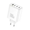 FONENG ładowarka sieciowa GaN40 GaN PD 100W 3xUSB-C + 1xUSB QC3.0 Biały