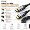 CO2 KABEL USB-C SZYBKIE ŁADOWANIE THUNDERBOLT 3 20GBPS 100W USB TYP C 4K 1M