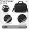 Torba na laptopa materiałowa unisex lekka do ręki na ramię