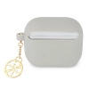Guess GUA3LSC4EG AirPods 3 coverszary/grey Silicone Charm 4G Collection