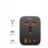 MCDODO PRZEJŚCIÓWKA ŁADOWARKA ADAPTER PODRÓŻNY WTYCZKA EU 3 X USB-C USB-A