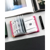 Etui na karty skórzane 302-BL-PINK