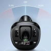 USAMS Zestaw głośnomówiący C21z transmiterem FM, Bluetooth 5.0, MP3, 2xUSB 3,4A czarny/black CC115GC01 (US-CC115)