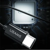 USAMS Słuchawki stereo EP-43 metalUSB-C czarny/black HSEP4301