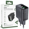 Ładowarka Acefast A78 sieciowa GaN USB-A / USB-C PD 20W - czarna