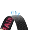 Dux Ducis Strap (Outdoor Version) pasek Apple Watch Ultra, SE, 9, 8, 7, 6, 5, 4, 3, 2, 1 (49, 45, 44, 42 mm) nylonowa opaska bransoleta czarno-czerwon