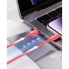 INNOSTYLE JAZZY KABEL USB-C LIGHTNING MFI SZYBKIEGO ŁADOWANIA DO IPHONE KEVLAR 1M CZERWONY