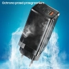 USAMS Ład. siec. MT 2xUSB-C+USB GaN 65WT33 PD (only head) Fast Charging biały/white CC110TC02 (US-CC110)
