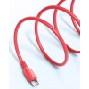 INNOSTYLE JAZZY KABEL USB-C LIGHTNING MFI SZYBKIEGO ŁADOWANIA DO IPHONE KEVLAR 1M CZERWONY